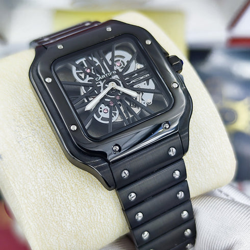 CA-Montre Skeleton Santos de Cartier