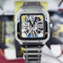 CA-Montre Skeleton Santos De Cartier