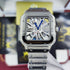 CA-Montre Skeleton Santos De Cartier