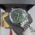 BR-Breitling Chronomat Argenté Vert