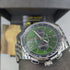 BR-Breitling Chronomat Argenté Vert