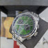 BR-Breitling Chronomat Argenté Vert