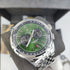 BR-Breitling Chronomat Argenté Vert