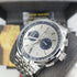 BR-Breitling Chronomat Argenté