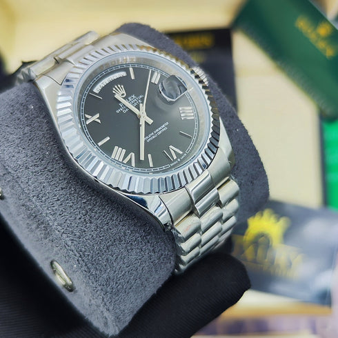 RX-Rolex day-date Black Dial