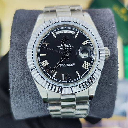 RX-Rolex day-date Black Dial
