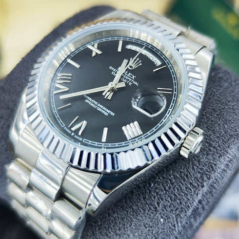 RX-Rolex day-date Black Dial