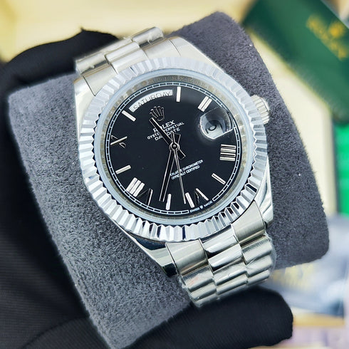 RX-Rolex day-date Black Dial