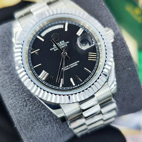 RX-Rolex day-date Black Dial