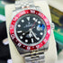 RX-Rolex gmtmaster ii stainless steel black dial red ceramic bezel jubilee bracelet