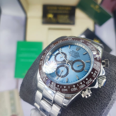 Rx-Rolex Cosmograph Daytona Ice Blue Dial Men's Watch 116506-0002 Men's