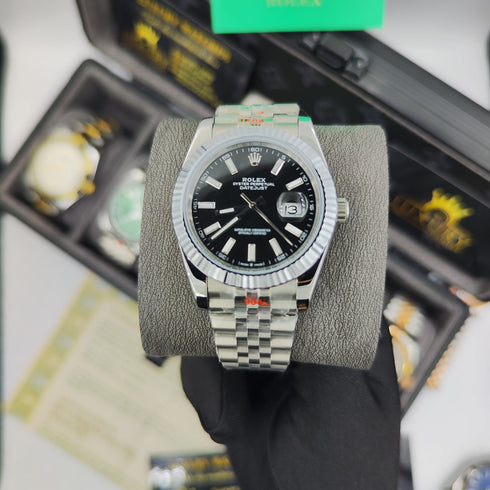 RX-Datejust Black Dial Men's 41mm'