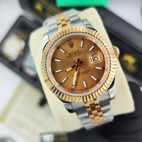 RX-Datejust Rose Gold & Steel Watch 41mm