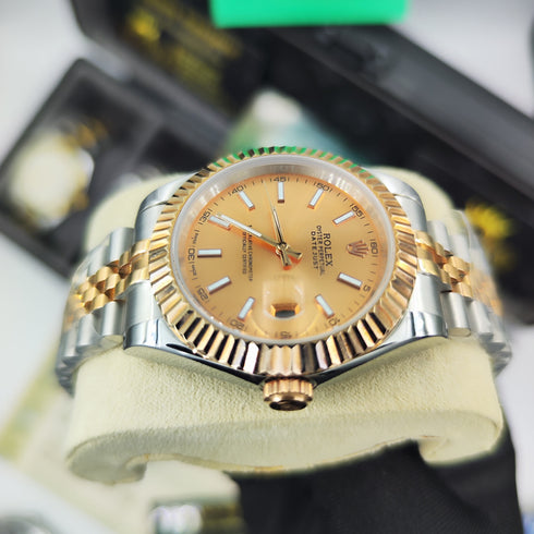 RX-Datejust Rose Gold & Steel Watch 41mm