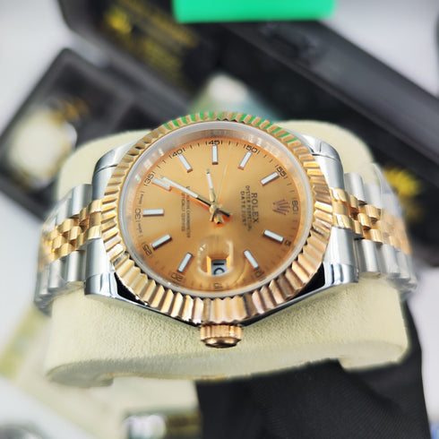 RX-Datejust Rose Gold & Steel Watch 41mm
