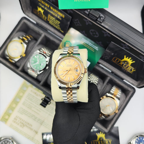 RX-Datejust Rose Gold & Steel Watch 41mm