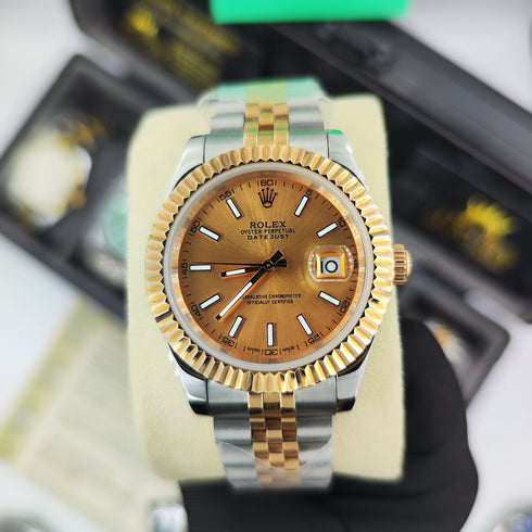 RX-Datejust Rose Gold & Steel Watch 41mm