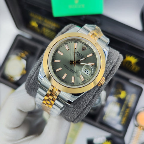 RX-Datejust Rose Gold & Steel Watch 41mm