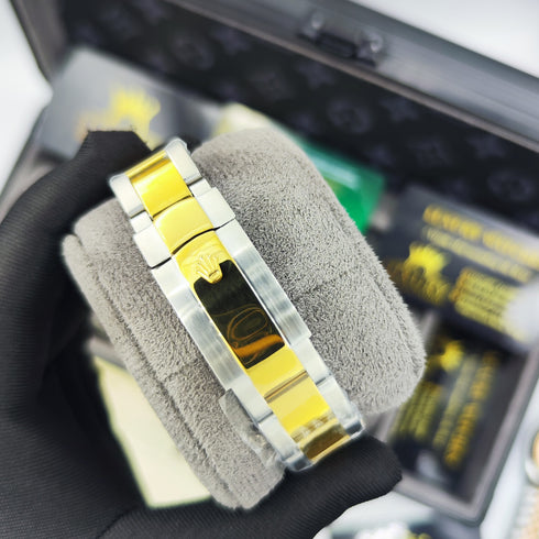 RX-Datejust Black Dial Gold & Steel 41mm