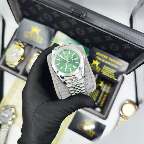 RX-Datejust 41 'Mint Green' m126334-0028 Steel & White Gold