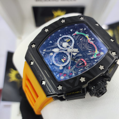 RM-Richard mill RM011 Noir- orange Hommes