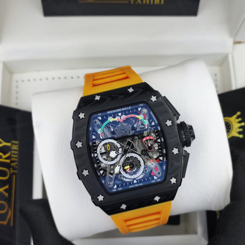 RM-Richard mill RM011 Noir- orange Hommes