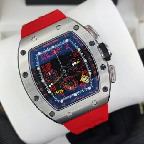 RM-Richard mill RM011 Silver Rouge Hommes