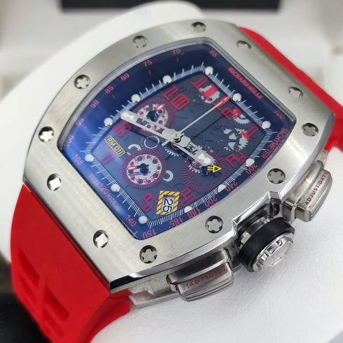 RM-Richard mill RM011 Silver Rouge Hommes