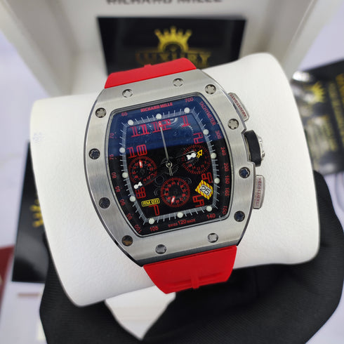 RM-Richard mill RM011 Silver Rouge Hommes