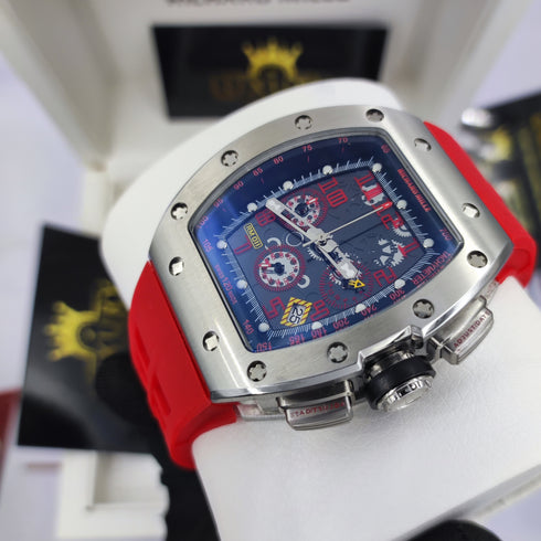 RM-Richard mill RM011 Silver Rouge Hommes