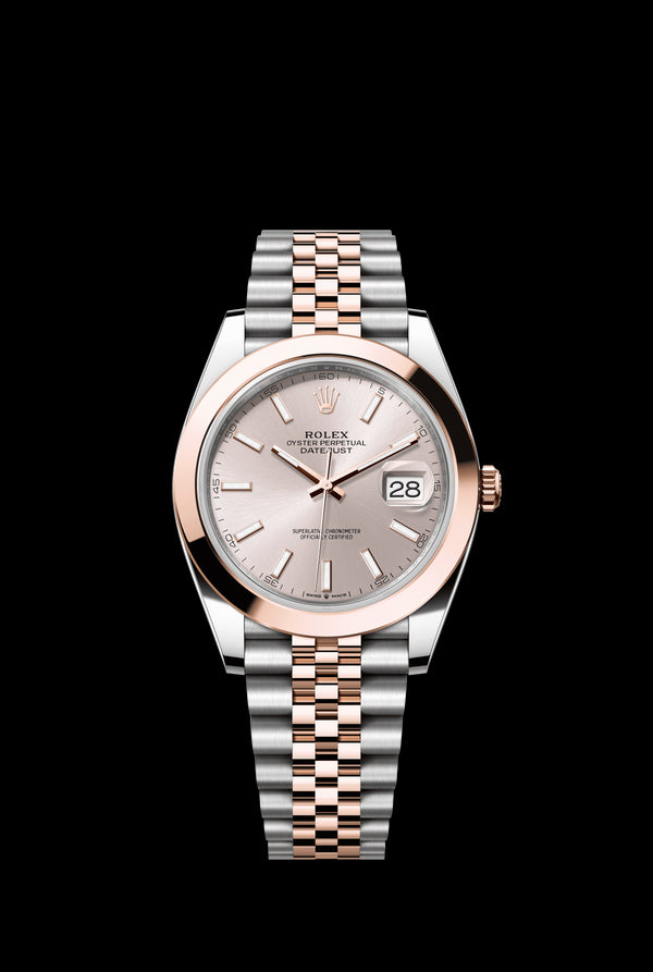 RX-Datejust Rose Gold & Steel Watch 41mm