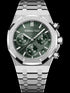AP-2023 Audemars Piguet Royal Oak Chronograph 41 Steel / Green / Bracelet